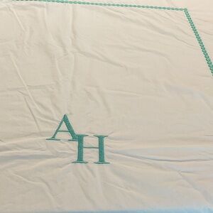 Pottery Barn Teen twin duvet.